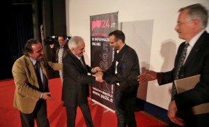 Il presidente della Provincia Ricci premia Morbidelli