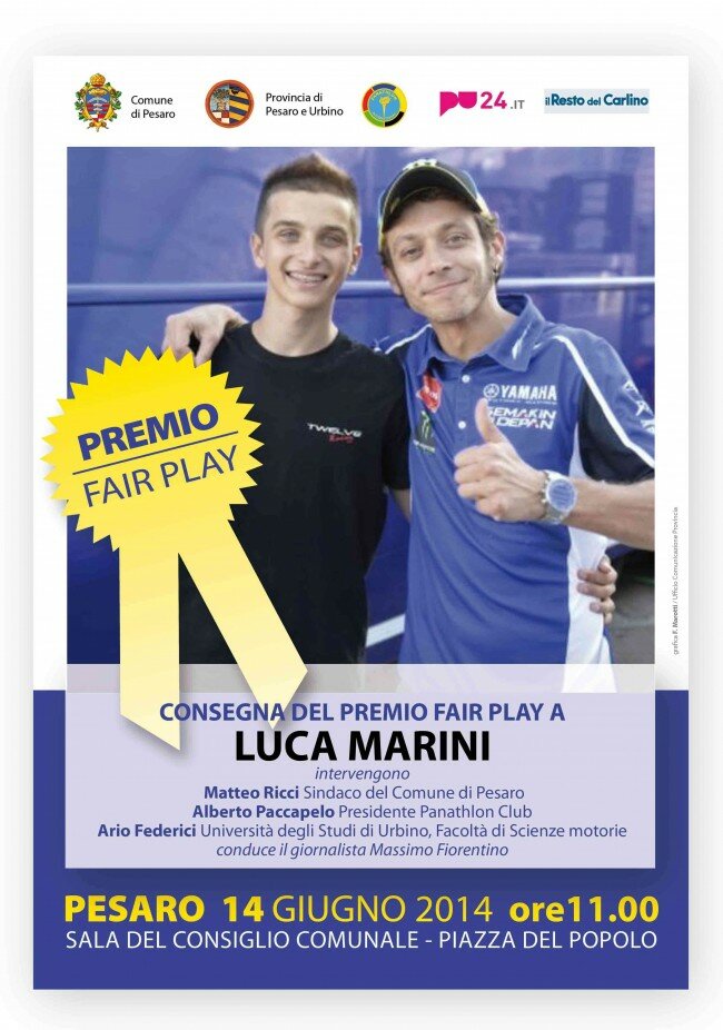 La locandina dell'evento Premio Fair Play