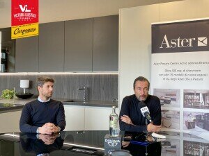 Coach Luca Banchi presenta Brindisi-Pesaro dallo show-room Aster